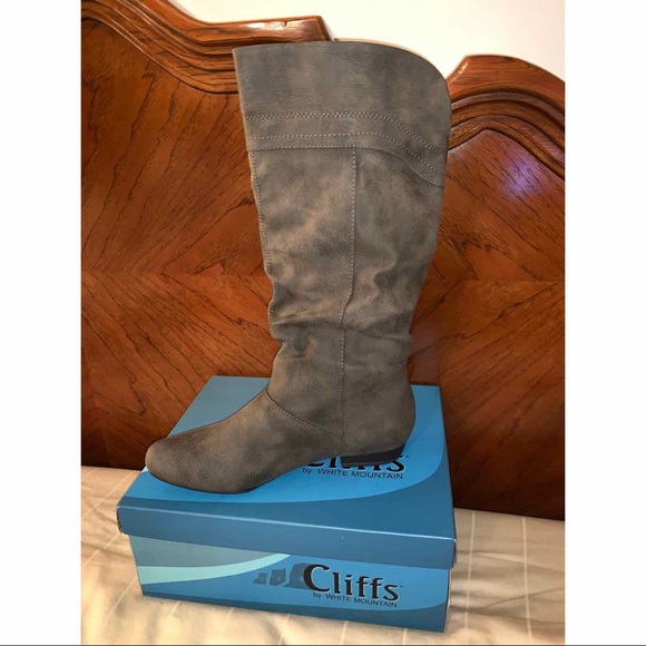 White Mountain Shoes - NWT Gray Slouch Boots 🆕